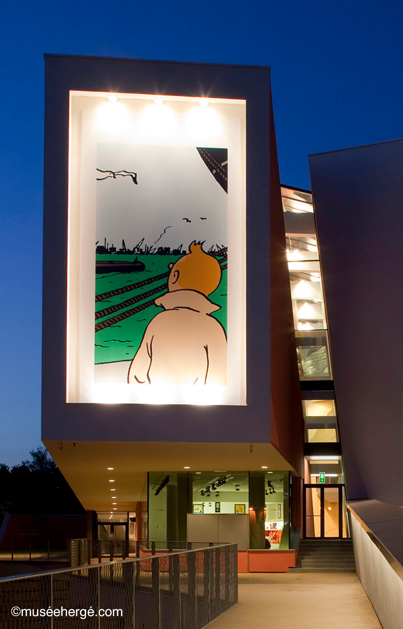 Photo du musée d'Hergé à Louvain-La-Neuve