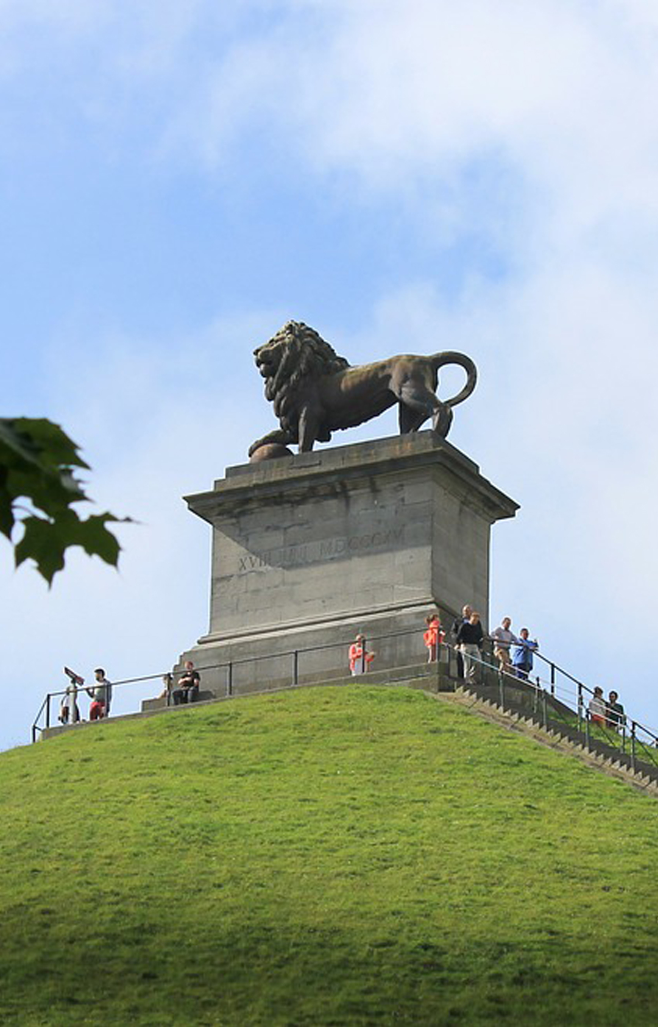 Photo de la butte du Lion de Waterloo